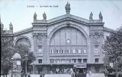 <i>Paris - La Gare du Nord</i>. Click for full size. <i>Paris - La Gare du Nord</i> image. Click for full size.