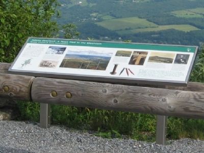 Adams Overlook: A Town Tied to the Mountain Marker. Click for full size. Adams Overlook: A Town Tied to the Mountain Marker image. Click for full size.