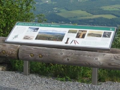 Adams Overlook: A Town Tied to the Mountain Marker image. Click for full size.