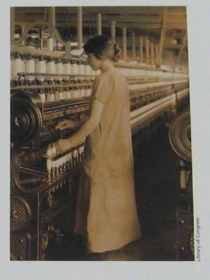 14-year Old Textile Worker in Berkshire Mills image. Click for full size.