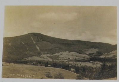 Cleared Forests on Mount Greylock - 1910 Postcard image. Click for full size.