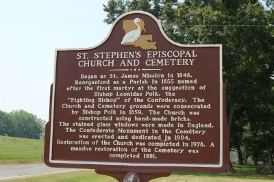 St. Stephen's Episcopal Church and Cemetery Marker image. Click for full size.