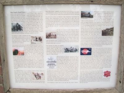 The Trail's End Project Marker image. Click for full size.