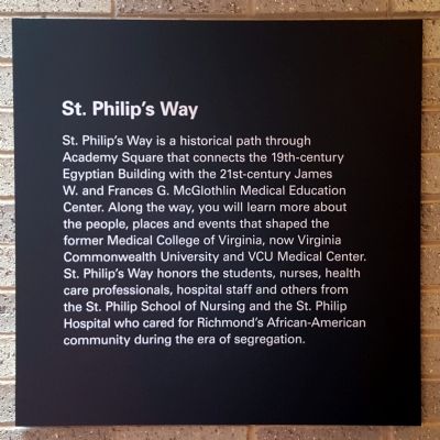 St. Philip's Way Marker. Click for full size. St. Philip's Way Marker image. Click for full size.