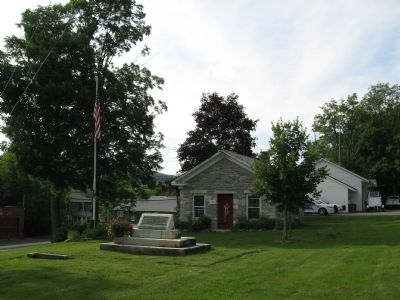 The First and Second Meeting Houses of Lanesborough Marker image. Click for full size.