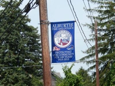 Alburtis Fire and Police Banner. Click for full size. Alburtis Fire and Police Banner image. Click for full size.