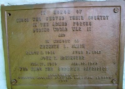 Woodstock Veterans Memorial Marker. Click for full size. Woodstock Veterans Memorial Marker image. Click for full size.