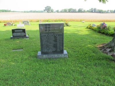 Woodstock Veterans Memorial Marker. Click for full size. Woodstock Veterans Memorial Marker image. Click for full size.