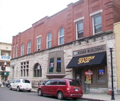 Hoffman Building and Marker. Click for full size. Hoffman Building and Marker image. Click for full size.