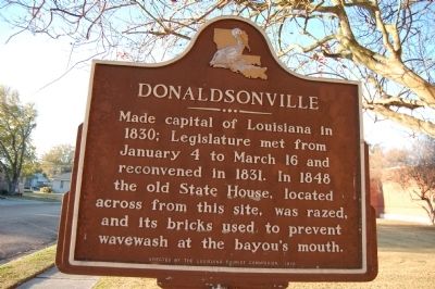 Donaldsonville Marker image. Click for full size.