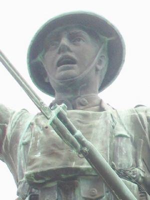 World War I Memorial Statue Detail. Click for full size. World War I Memorial Statue Detail image. Click for full size.
