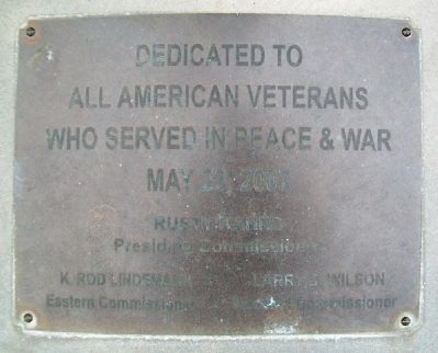 All American Veterans Memorial Marker. Click for full size. All American Veterans Memorial Marker image. Click for full size.