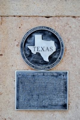 The Lynch Building Marker. Click for full size. The Lynch Building Marker image. Click for full size.