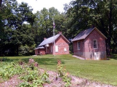 The marker is in front of the Wieghmaster's House. Click for full size. The marker is in front of the Wieghmaster's House image. Click for full size.