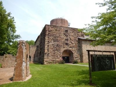 Lock Ridge Furnace Museum building. Click for full size. Lock Ridge Furnace Museum building image. Click for full size.