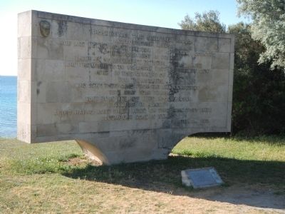 Atatürk's Tribute Marker. Click for full size. Atatürk's Tribute Marker image. Click for full size.