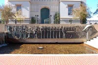 Marcha de Galvez Sculpture. Click for full size. Marcha de Galvez Sculpture image. Click for full size.