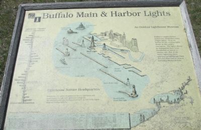 Buffalo Main & Harbor Lights Marker image. Click for full size.