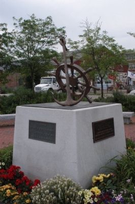 Newburyport Sailor's Memorial Marker. Click for full size. Newburyport Sailor's Memorial Marker image. Click for full size.