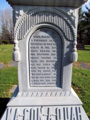 Panel on West Face of Monument. Click for full size. Panel on West Face of Monument image. Click for full size.