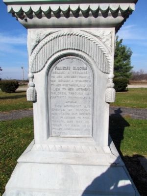 Panel on South Face of Monument. Click for full size. Panel on South Face of Monument image. Click for full size.