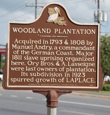 Woodland Plantation Marker image. Click for full size.
