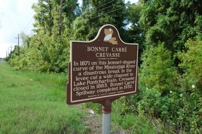 Bonnet Carr้ Crevasse Marker/area. Click for full size. Bonnet Carr้ Crevasse Marker/area image. Click for full size.