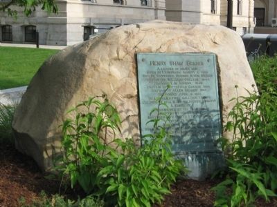 Henry Shaw Briggs Marker. Click for full size. Henry Shaw Briggs Marker image. Click for full size.