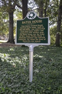 Bates House Marker image. Click for full size.