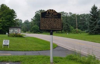 History of Alum Creek Friends Settlement Marker image. Click for full size.