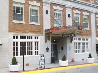 Hotel Bothwell Entrance and Marker image. Click for full size.