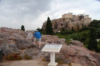 Areopagus Hill Marker. Click for full size. Areopagus Hill Marker image. Click for full size.