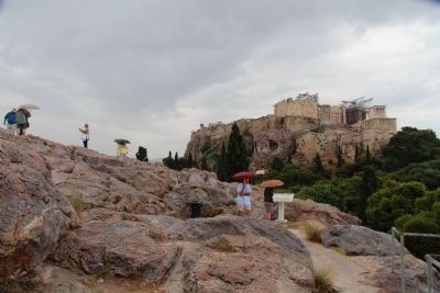 Areopagus Hill Marker. Click for full size. Areopagus Hill Marker image. Click for full size.