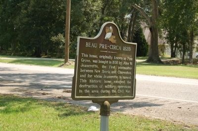 Beau Pre' Marker. Click for full size. Beau Pre' Marker image. Click for full size.