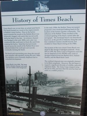 History of Times Beach Marker image. Click for full size.