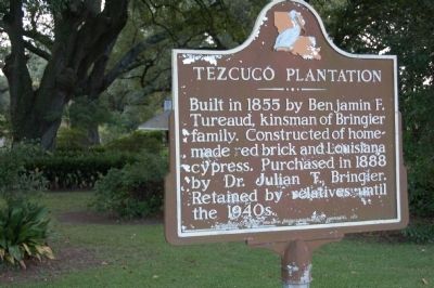 Tezcuco Plantation Marker. Click for full size. Tezcuco Plantation Marker image. Click for full size.