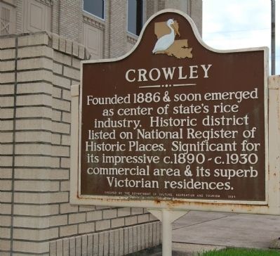 Crowley Marker. Click for full size. Crowley Marker image. Click for full size.