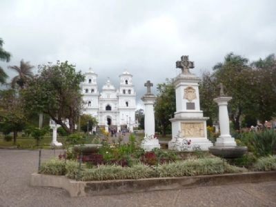 Wide view of Friar Pedro Pardo Figueroa Marker. Click for full size. Wide view of Friar Pedro Pardo Figueroa Marker image. Click for full size.