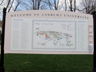 Welcome to Andrews University image. Click for full size.