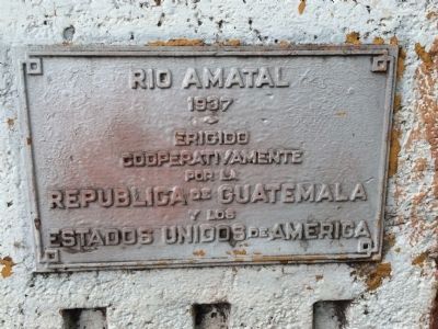 Amatal River Bridge Marker. Click for full size. Amatal River Bridge Marker image. Click for full size.