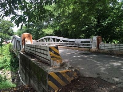 Wide view of Amatal River Bridge Marker. Click for full size. Wide view of Amatal River Bridge Marker image. Click for full size.