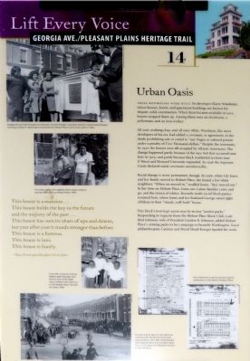 Urban Oasis Marker. Click for full size. Urban Oasis Marker image. Click for full size.