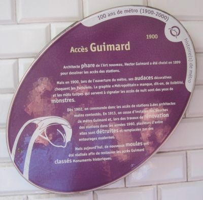 Accs Guimard Marker image. Click for full size.