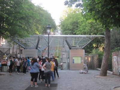 Near the marker is the Funicular's base station image. Click for full size.