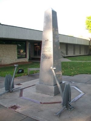 U.S. Navy V-12 Unit Memorial. Click for full size. U.S. Navy V-12 Unit Memorial image. Click for full size.