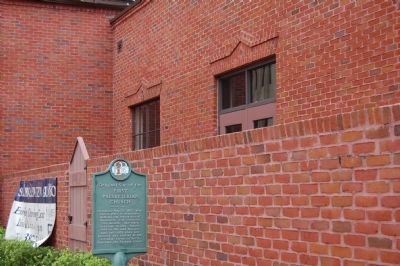 Original Site of the First Presbyterian Church Marker image. Click for full size.