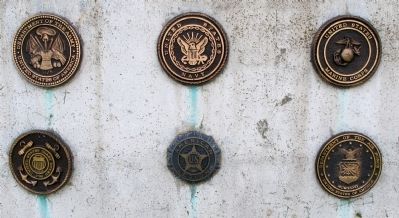 Huntsville, Ohio Veterans Memorial Marker. Click for full size. Huntsville, Ohio Veterans Memorial Marker image. Click for full size.