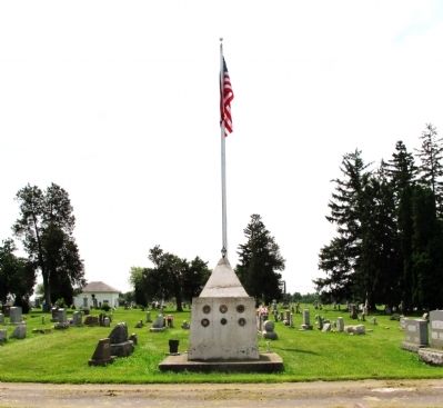 Huntsville, Ohio Veterans Memorial Marker. Click for full size. Huntsville, Ohio Veterans Memorial Marker image. Click for full size.