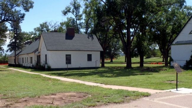 Buildings 17 - 20 Fort Stanton Historic Site and Marker image. Click for full size.