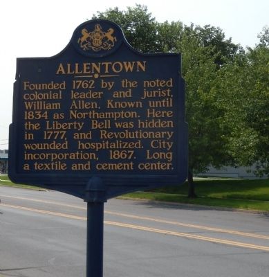 Allentown Marker. Click for full size. Allentown Marker image. Click for full size.